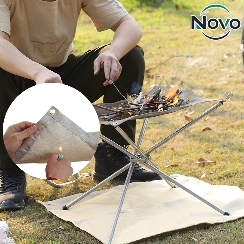 Outdoor Camping Grill - Огнеупорный коврик для кемпинга на открытом