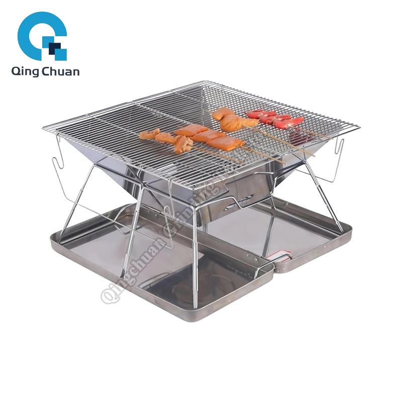 Cooking Outdoor Camping - Складной гриль-печь для кемпинга из нержавеющей