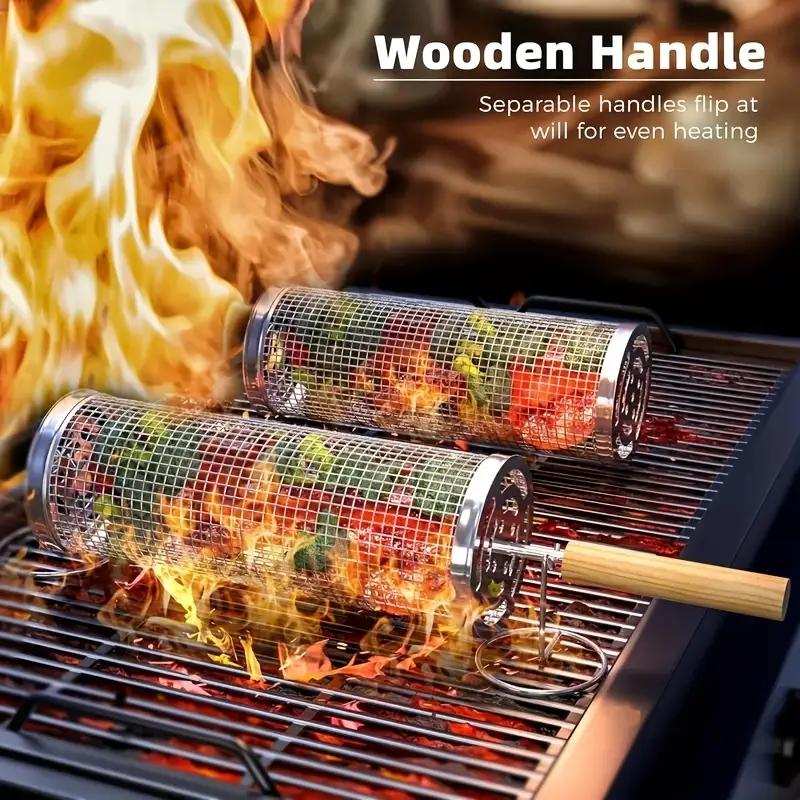 Outdoor Camping Grill - Корзина для гриля из нержавеющей стали,