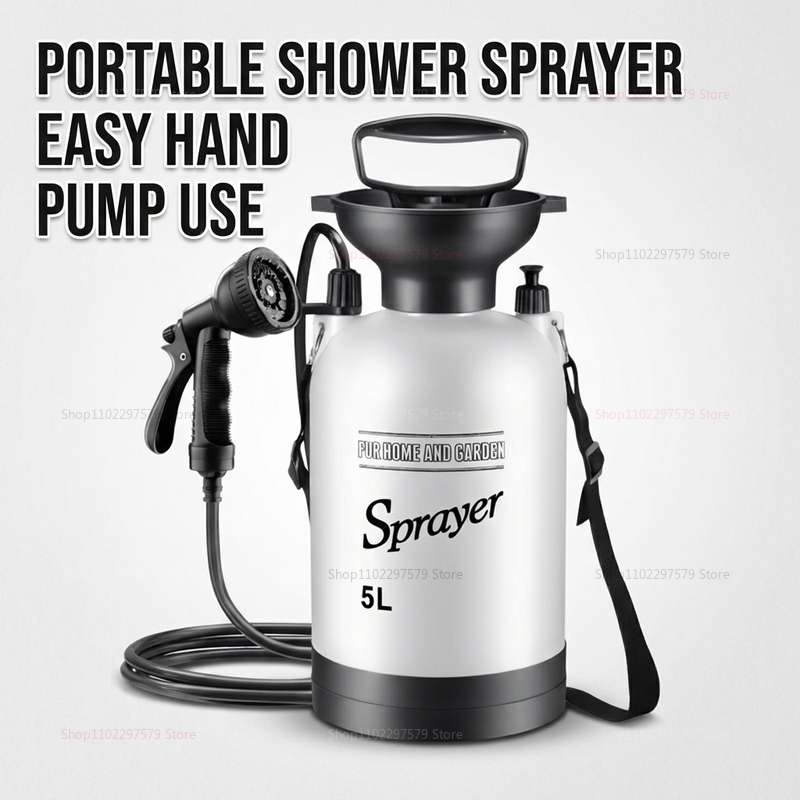 Outdoor Camping Shower - Портативный походный душ 5 л с