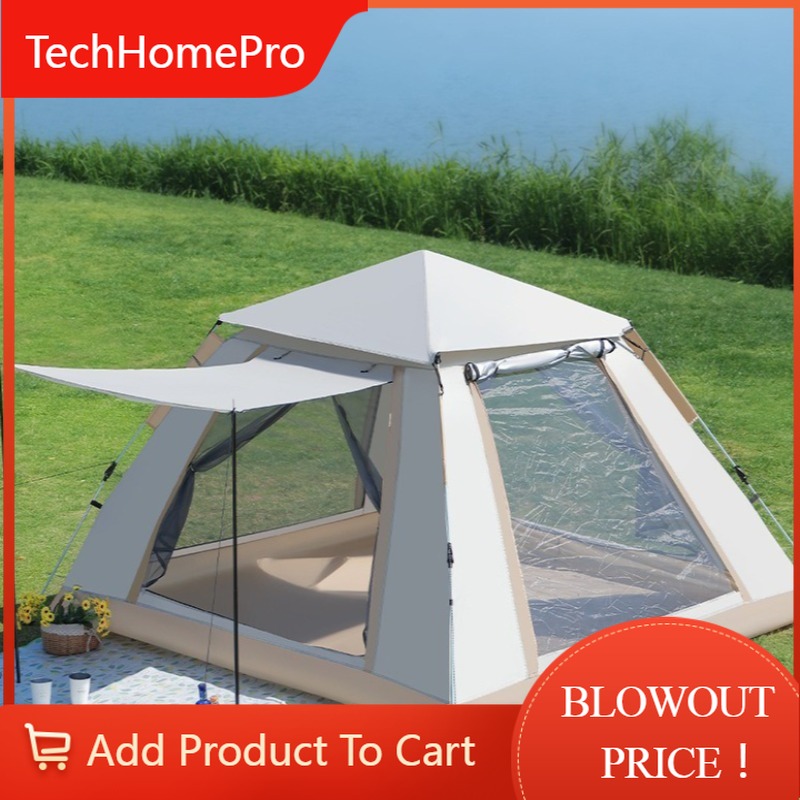 Outdoor Camping Equipment - Палатка-тент TechHPOxford для кемпинга, складная, для