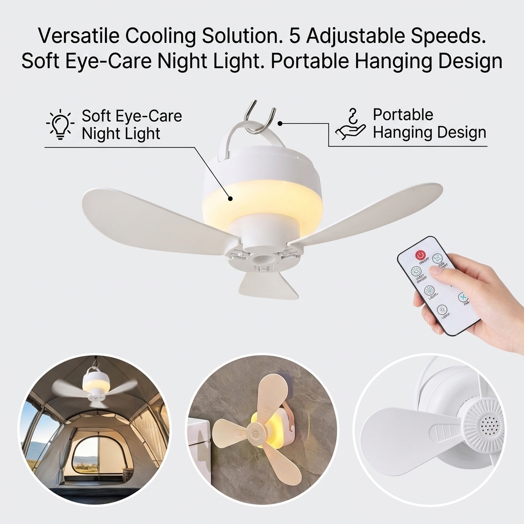Маленький потолочный вентилято – обзор и цена Outdoor Camping Ventilator