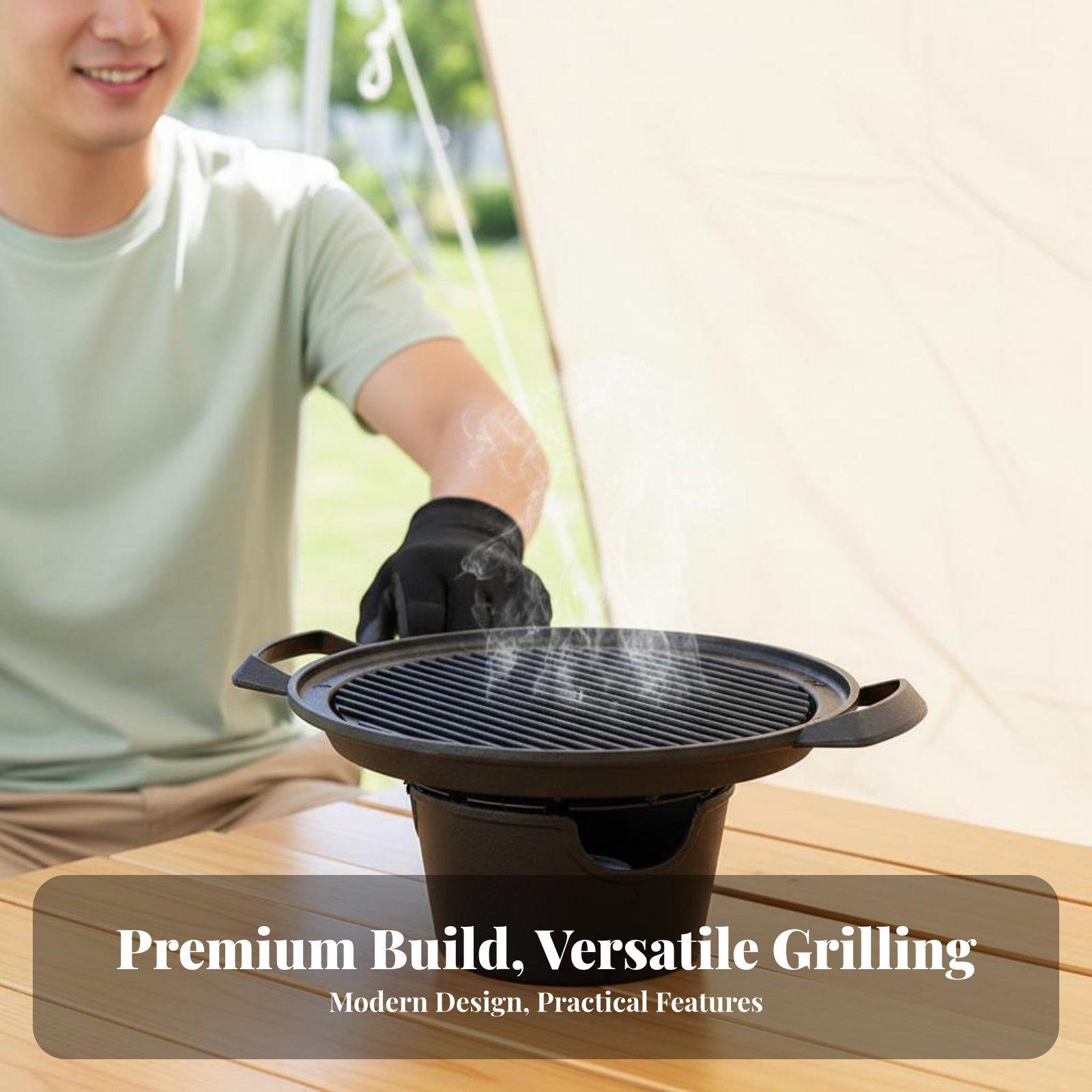 Портативный мини-гриль для ули – обзор и цена Outdoor Camping Grill