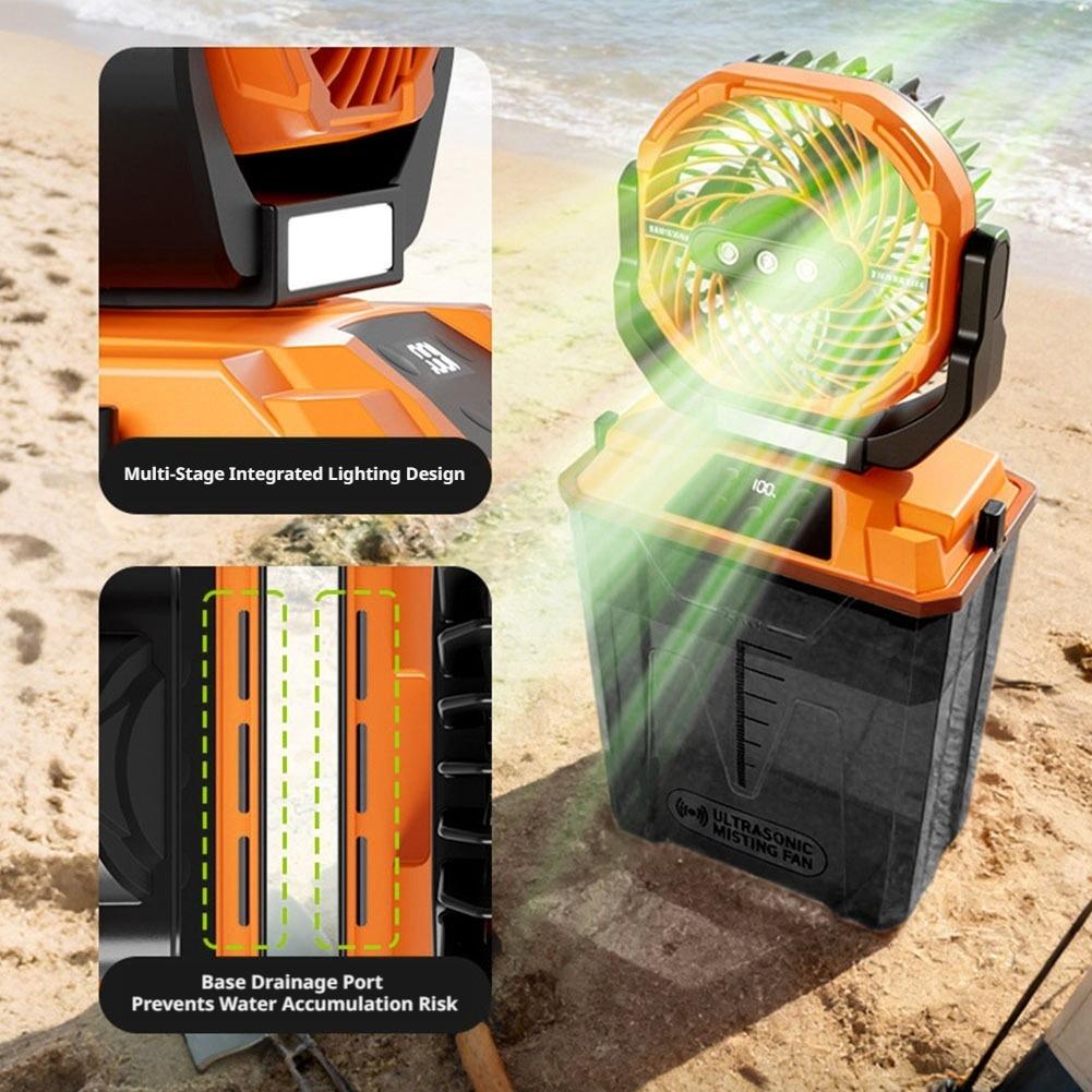 Новый уличный вентилятор-увлаж – обзор и цена Outdoor Camping Ventilator