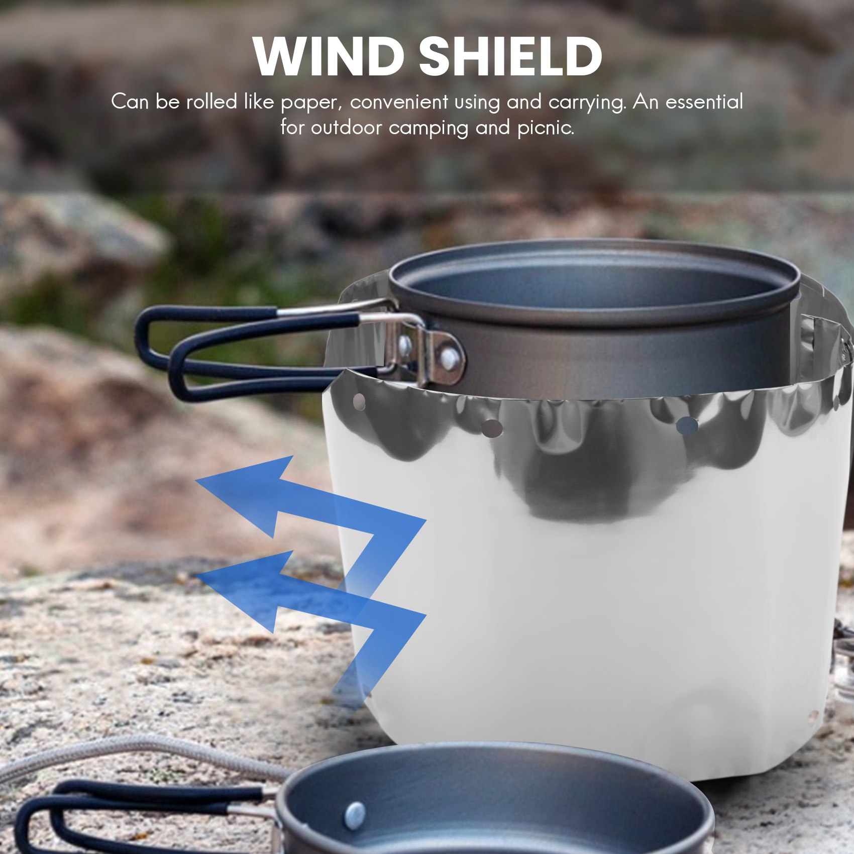T34C Ветрозащитный экран для п – обзор и цена Outdoor Gas Stove