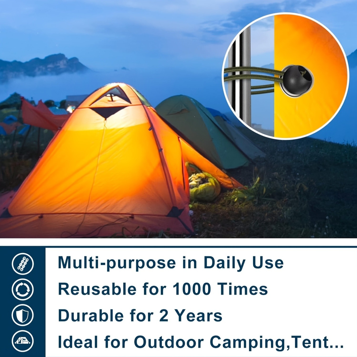 Эластичные шнуры с шариковым н – обзор и цена Outdoor Camping Tarp
