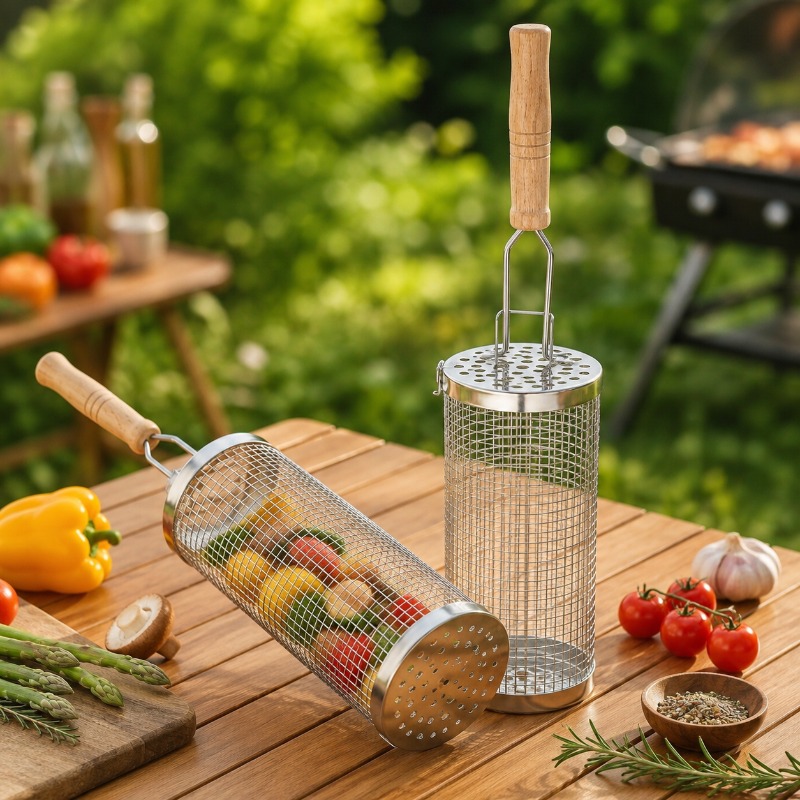Набор круглых корзин для гриля – обзор и цена Outdoor Camping Grill