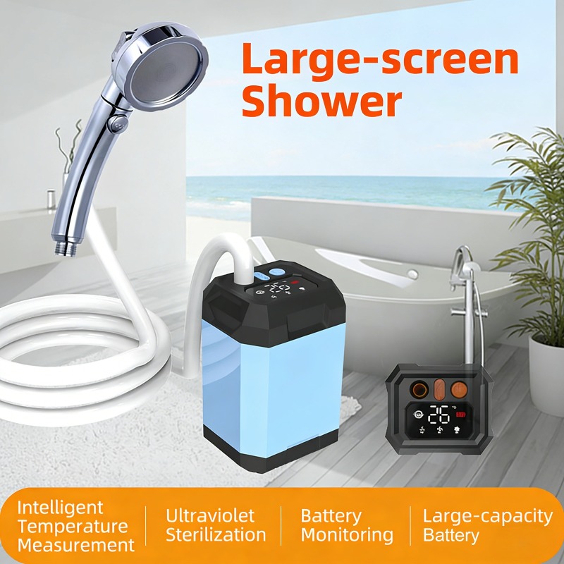 Портативный походный душ 5400  – обзор и цена Outdoor Camping Shower