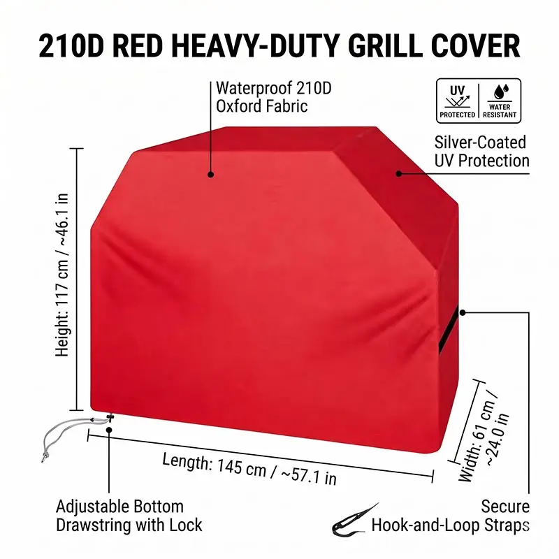 Чехол для гриля 210D красного  – обзор и цена Outdoor Gas Stove