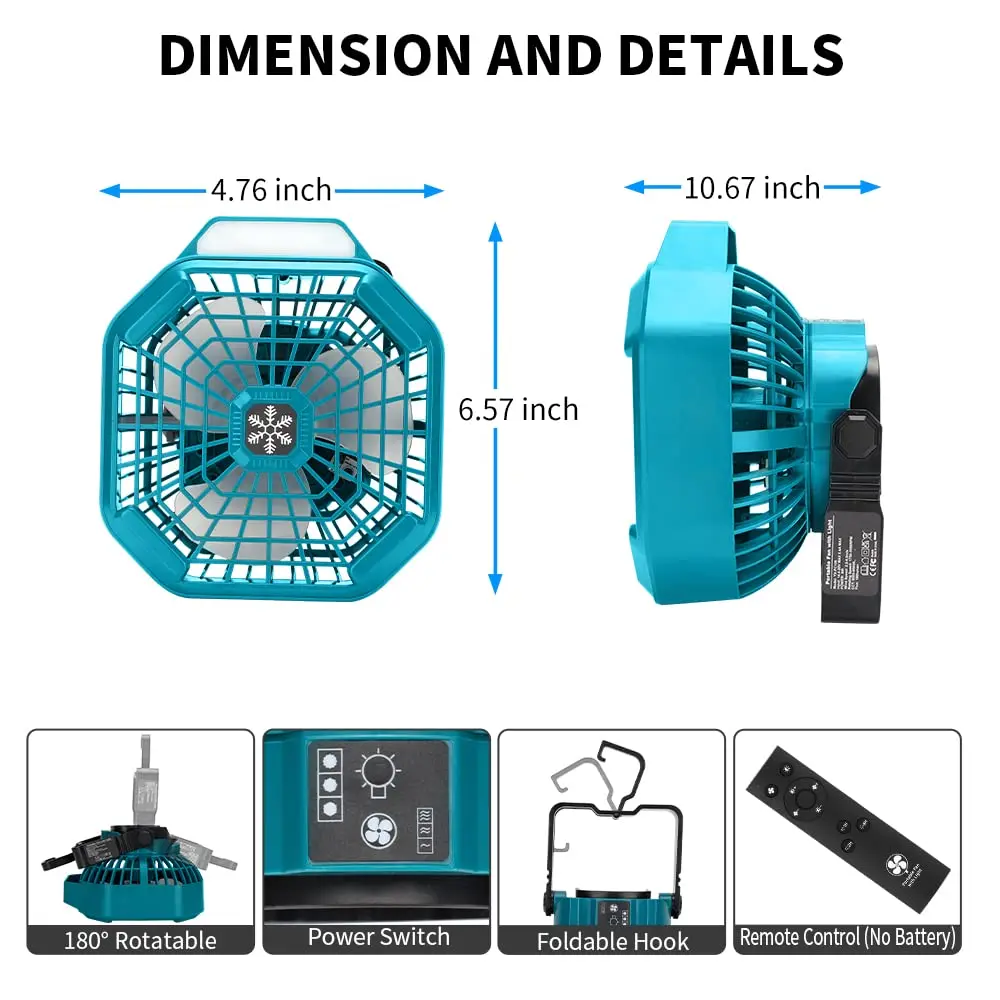 Портативный уличный вентилятор – обзор и цена Outdoor Camping Ventilator